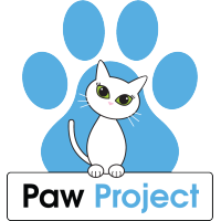 The Paw Project logo, The Paw Project contact details