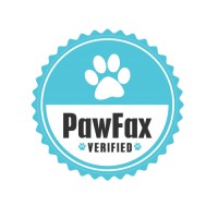 PawFax logo, PawFax contact details