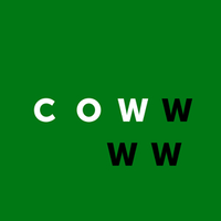 COW = Cult Of Wood logo, COW = Cult Of Wood contact details