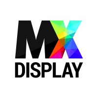 MX Display logo, MX Display contact details