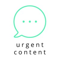 urgent content logo, urgent content contact details