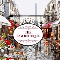 The BAM Boutique logo, The BAM Boutique contact details