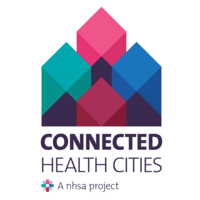 Connected Health Cities logo, Connected Health Cities contact details