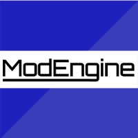 ModEngine logo, ModEngine contact details