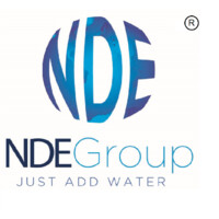 NDE Group logo, NDE Group contact details