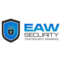 EAW Security logo, EAW Security contact details