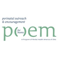 POEM (Perinatal Outreach & Encouragement for Moms), a program of MHAOhio logo, POEM (Perinatal Outreach & Encouragement for Moms), a program of MHAOhio contact details