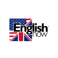 English Now logo, English Now contact details