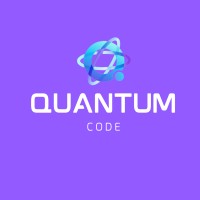 The Quantum Code logo, The Quantum Code contact details