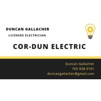 COR-DUN Electric logo, COR-DUN Electric contact details