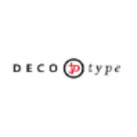 DecoType logo, DecoType contact details