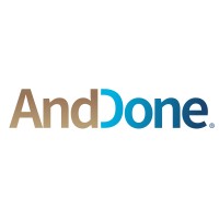 AndDone logo, AndDone contact details