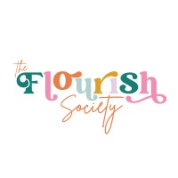 The Flourish Society logo, The Flourish Society contact details