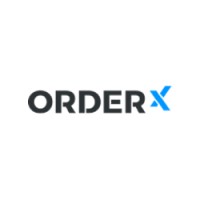 OrderX logo, OrderX contact details