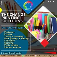 The Change Printing Solutions logo, The Change Printing Solutions contact details