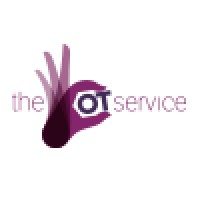 The OT Service logo, The OT Service contact details