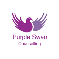 Purple Swan Counselling logo, Purple Swan Counselling contact details