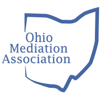 The Ohio Mediation Association logo, The Ohio Mediation Association contact details