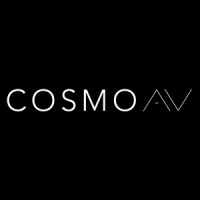 COSMO AV logo, COSMO AV contact details