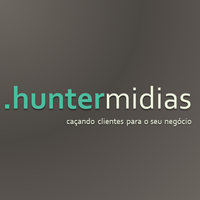 HunterMídias logo, HunterMídias contact details