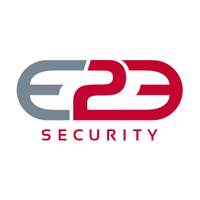 E2E Security logo, E2E Security contact details