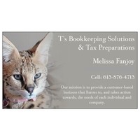 T'S Bookkeeping Solutions & Tax Preparation logo, T'S Bookkeeping Solutions & Tax Preparation contact details