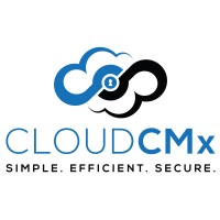 CloudCMx logo, CloudCMx contact details