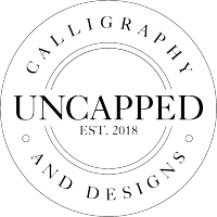 Uncapped Calligraphy and Designs logo, Uncapped Calligraphy and Designs contact details