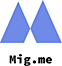 migme logo, migme contact details