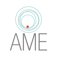 AME logo, AME contact details