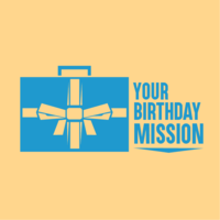 Your Birthday Mission logo, Your Birthday Mission contact details