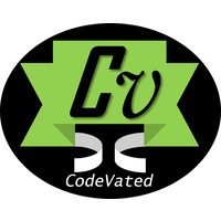 CodeVated logo, CodeVated contact details