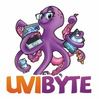 UVIBYTE logo, UVIBYTE contact details