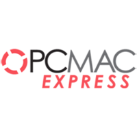 PCMac Express logo, PCMac Express contact details