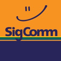 SigComm logo, SigComm contact details