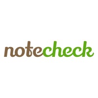 NoteCheck logo, NoteCheck contact details