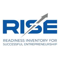 The RISE logo, The RISE contact details