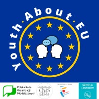 Youth About EU logo, Youth About EU contact details