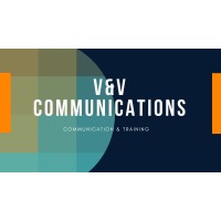 V&V Communications logo, V&V Communications contact details