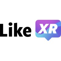 LikeXR logo, LikeXR contact details