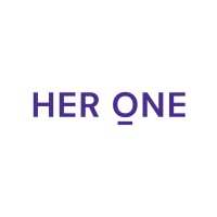 HER ONE logo, HER ONE contact details