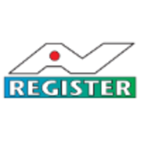 AV Register logo, AV Register contact details