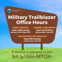 Military Trailblazer Office Hours logo, Military Trailblazer Office Hours contact details