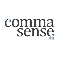 Comma Sense Editing logo, Comma Sense Editing contact details