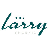 The Larry logo, The Larry contact details