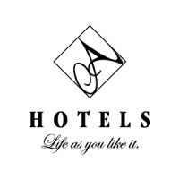 A HOTELS logo, A HOTELS contact details