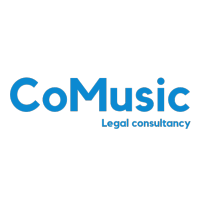 CoMusic logo, CoMusic contact details