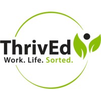 ThrivEd logo, ThrivEd contact details