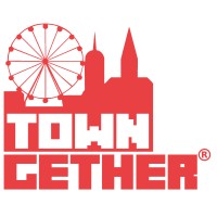 TownGether logo, TownGether contact details