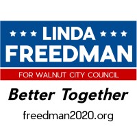 Linda Freedman for Walnut City Council 2020 logo, Linda Freedman for Walnut City Council 2020 contact details